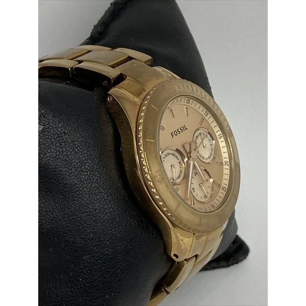 Fossil Stella ES2859 Women Stainless Steel Analog Dial Quartz Wrist Watch XR885